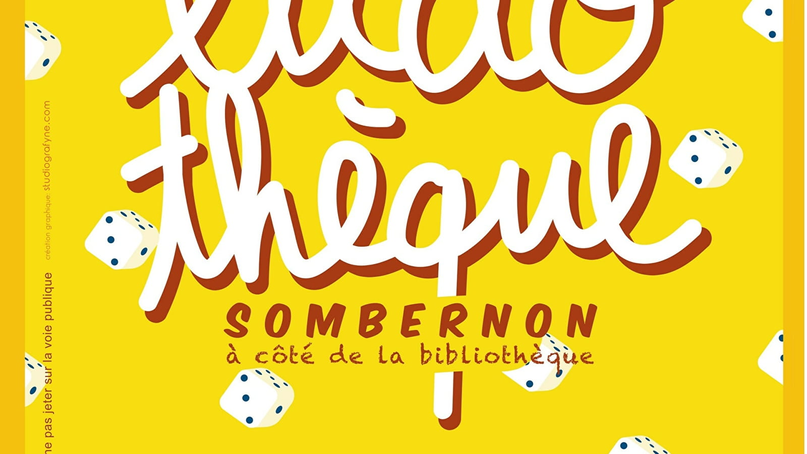 La ludothèque est ouverte ce samedi !
