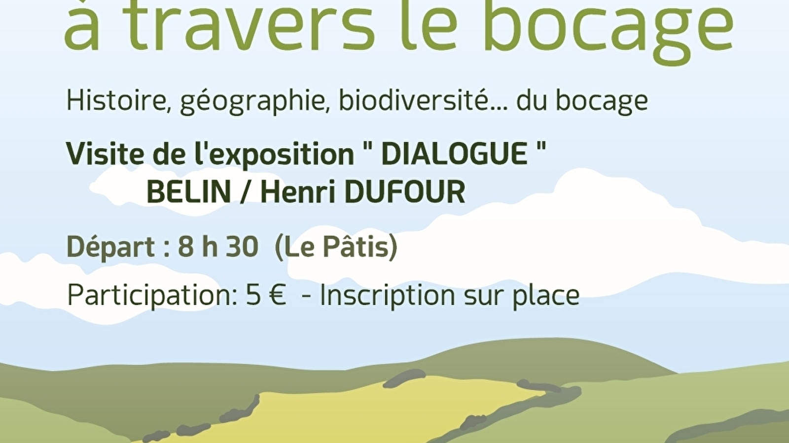 Balade guidée à travers le bocage