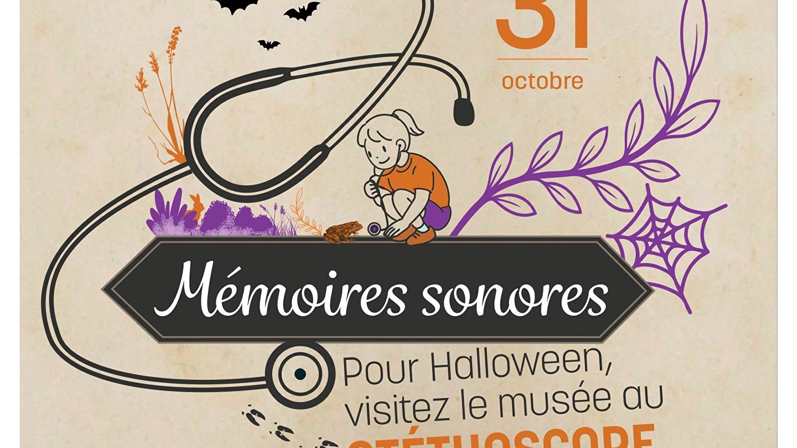 Mémoires sonores spécial halloween par la Compagnie 'Juste avant l’oubli'